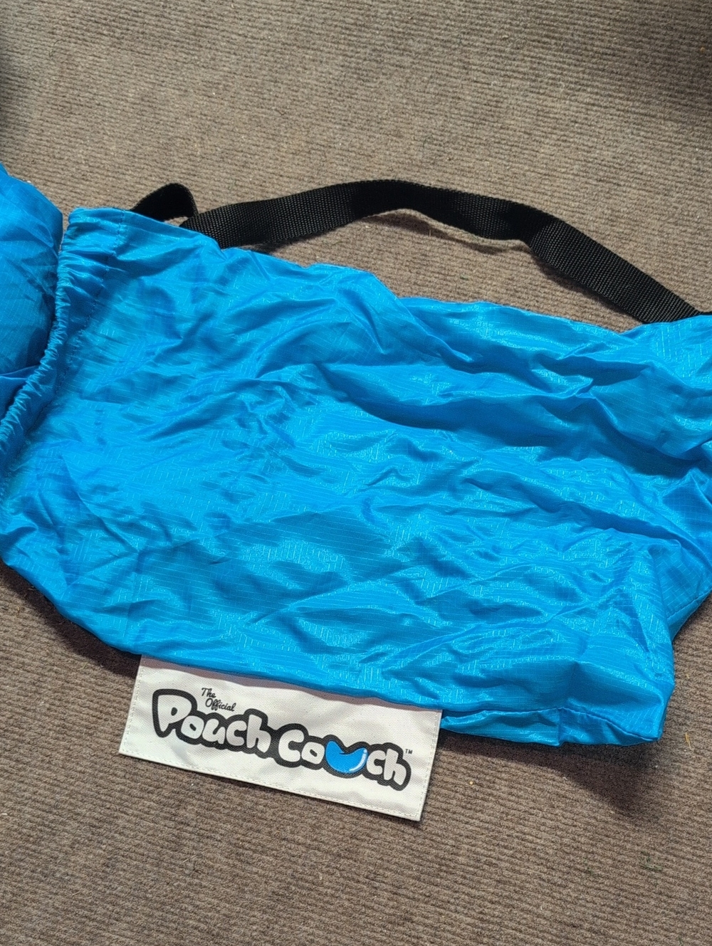 Bright Blue The Official Pouch Couch